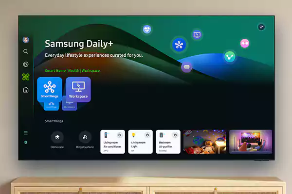  Samsung TV Plus و نقش آن در تلویزیون سامسونگ 75 اینچ کریستال مدل DU8000